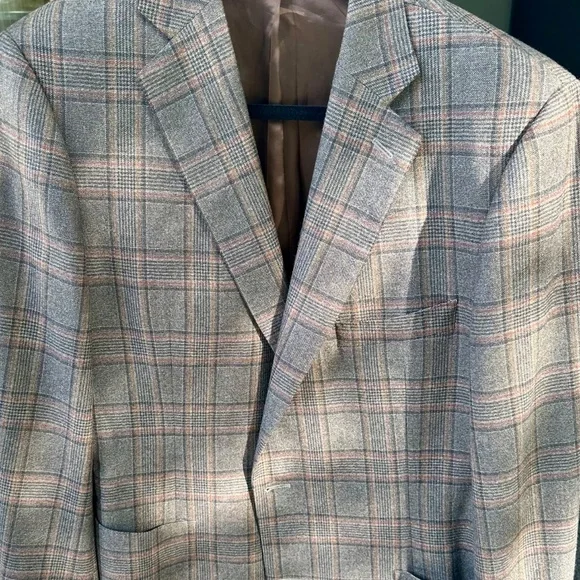 Gentlemen's 44 Regular Sport Coat - J. Hilburn/Loro Piano Fabric